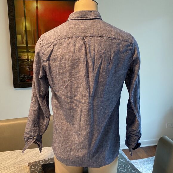 Z GAP Small Long Sleeve Casual Button Down Standard Fit Chest Pocket - Picture 5 of 7